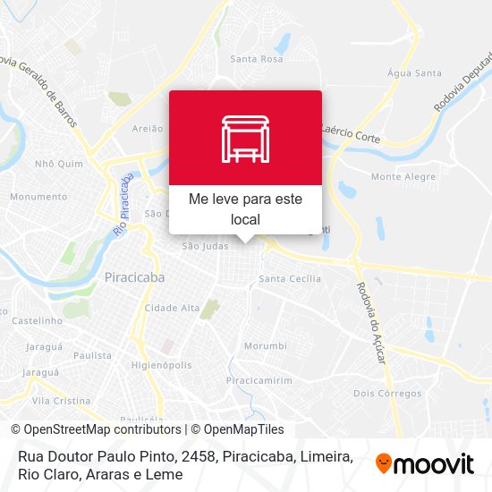 Rua Doutor Paulo Pinto, 2458 mapa