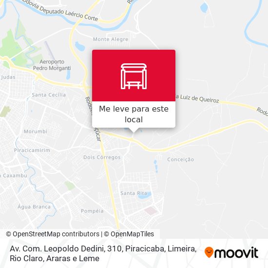 Av. Com. Leopoldo Dedini, 310 mapa