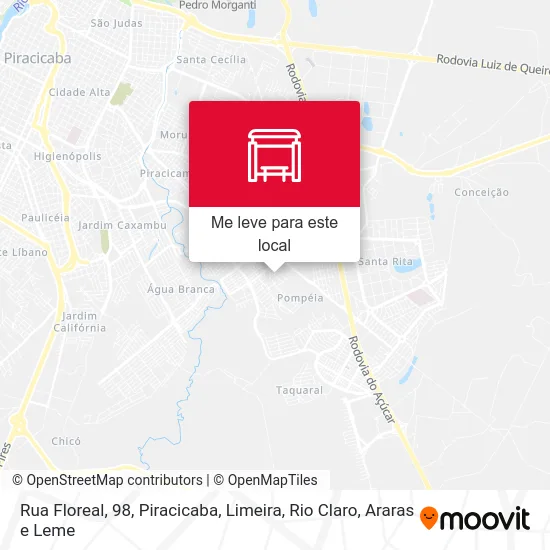 Rua Floreal, 98 mapa