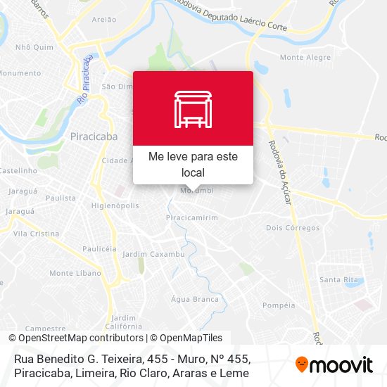 Rua Benedito G. Teixeira, 455 - Muro, Nº 455 mapa