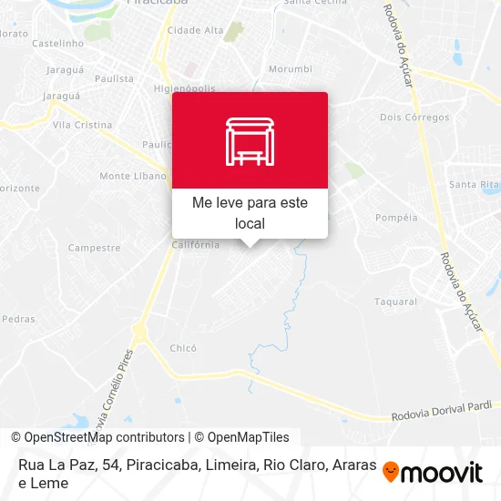 Rua La Paz, 54 mapa