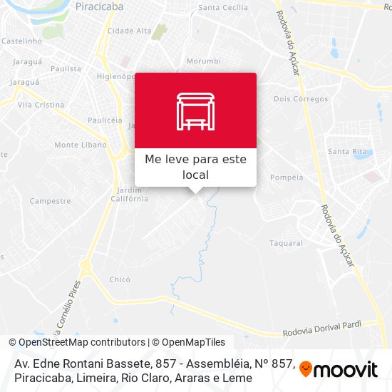 Av. Edne Rontani Bassete, 857 - Assembléia, Nº 857 mapa