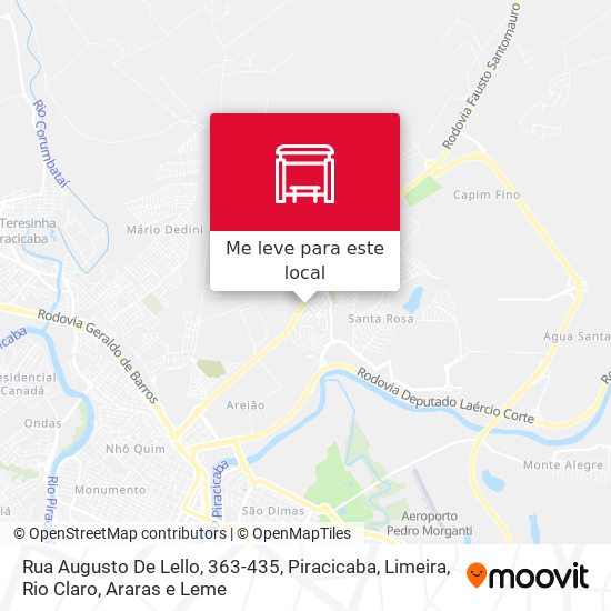 Rua Augusto De Lello, 363-435 mapa