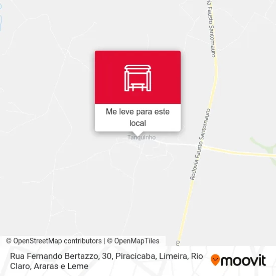 Rua Fernando Bertazzo, 30 mapa