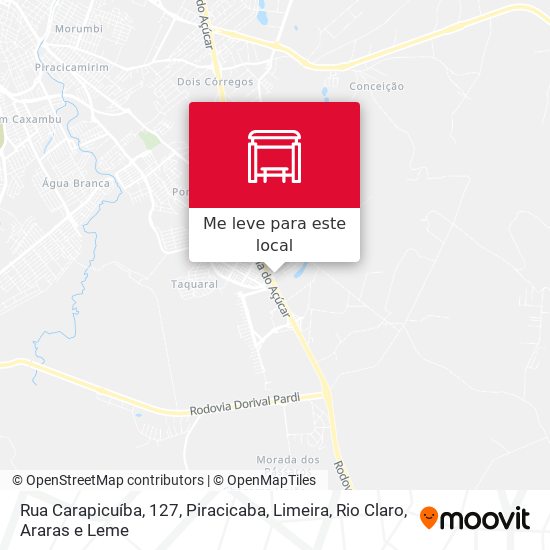 Rua Carapicuíba, 127 mapa