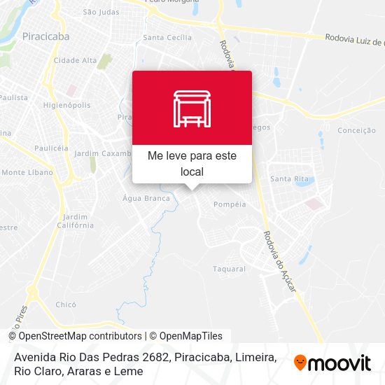 Avenida Rio Das Pedras 2682 mapa