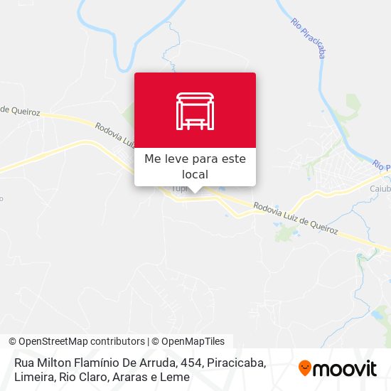 Rua Milton Flamínio De Arruda, 454 mapa