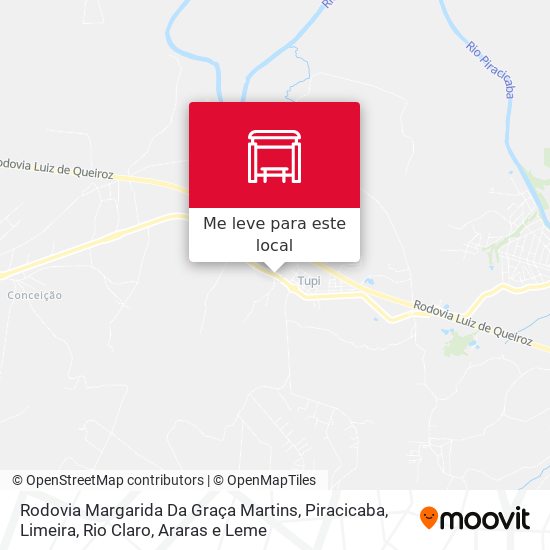 Rodovia Margarida Da Graça Martins mapa