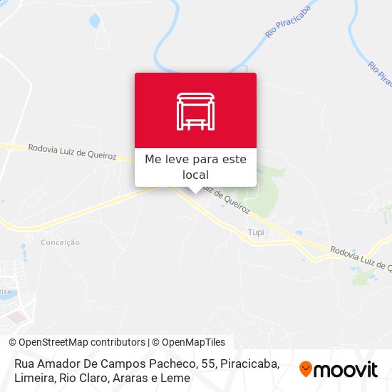 Rua Amador De Campos Pacheco, 55 mapa