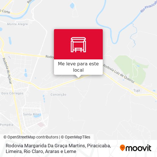 Rodovia Margarida Da Graça Martins mapa