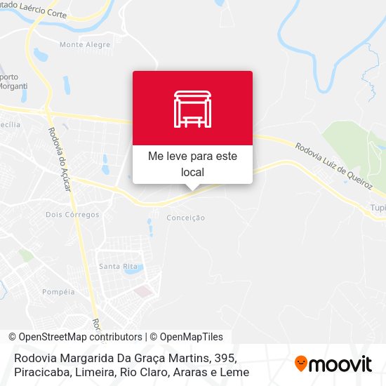 Rodovia Margarida Da Graça Martins, 395 mapa