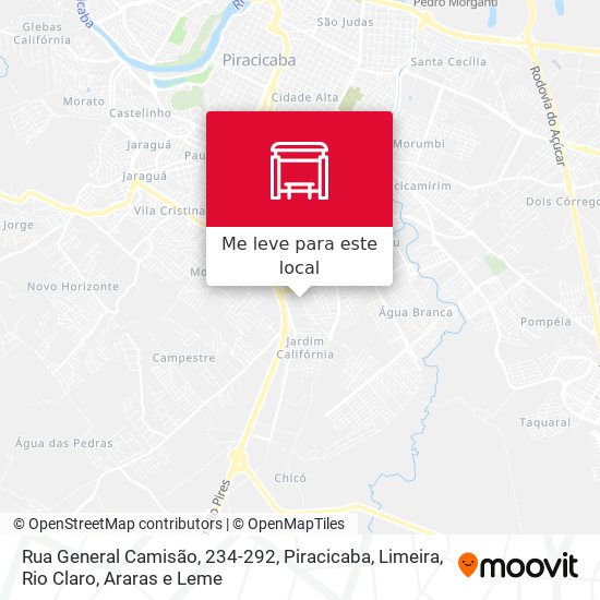 Rua General Camisão, 234-292 mapa