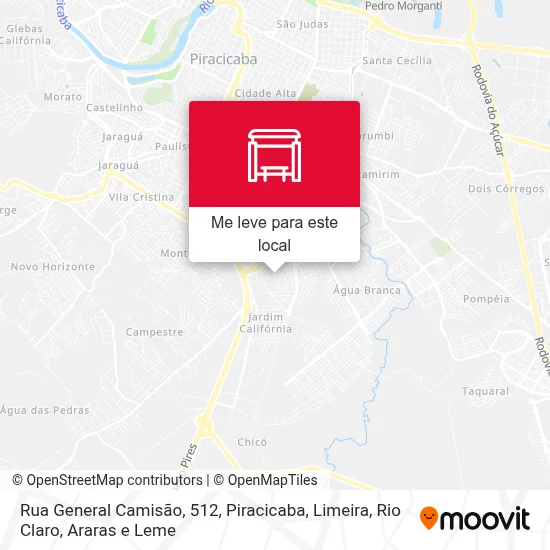Rua General Camisão, 512 mapa