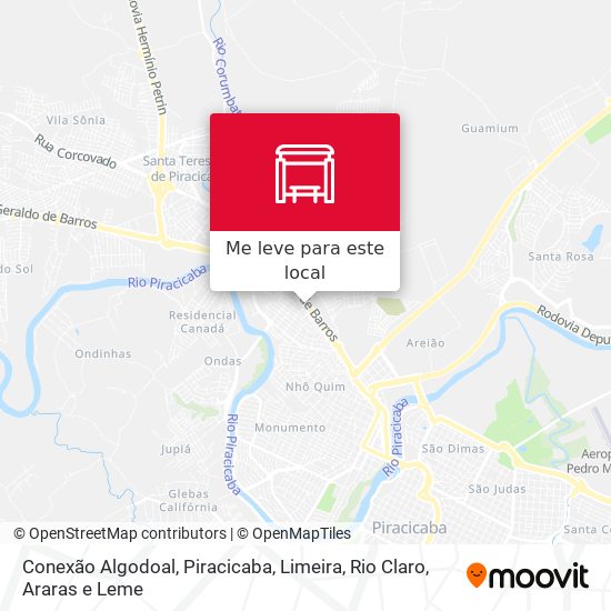 Conexão Algodoal mapa