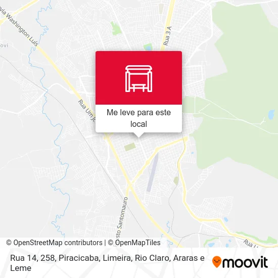 Rua 14, 258 mapa