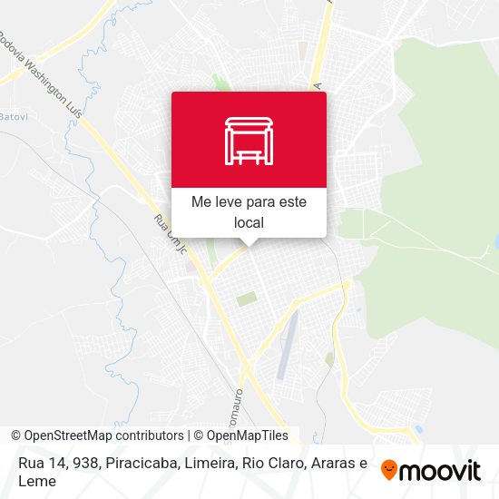 Rua 14, 938 mapa