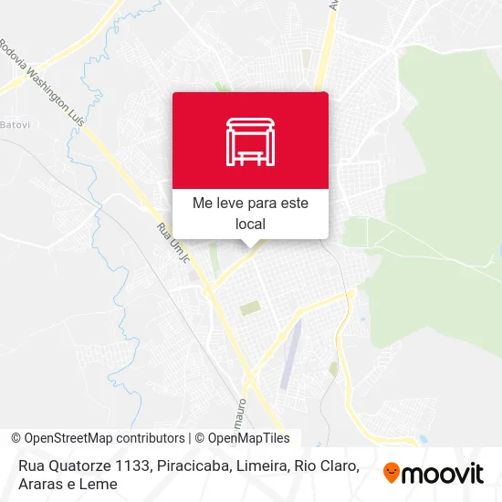 Rua Quatorze 1133 mapa