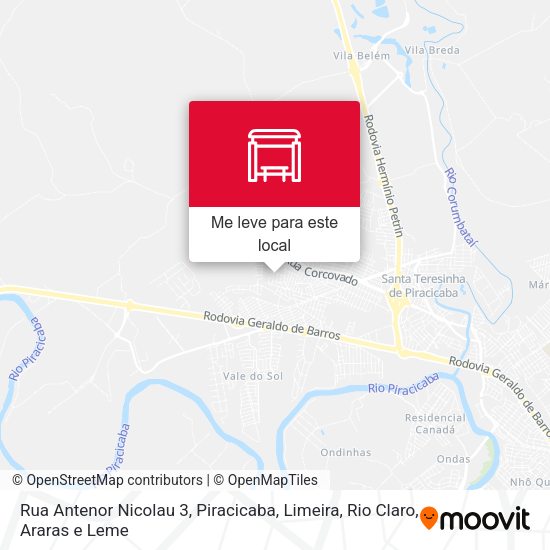 Rua Antenor Nicolau 3 mapa