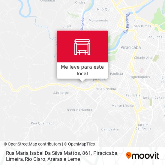 Rua Maria Isabel Da Silva Mattos, 861 mapa