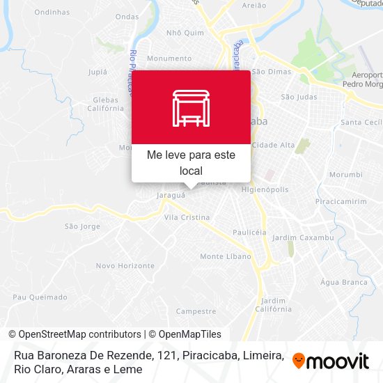 Rua Baroneza De Rezende, 121 mapa