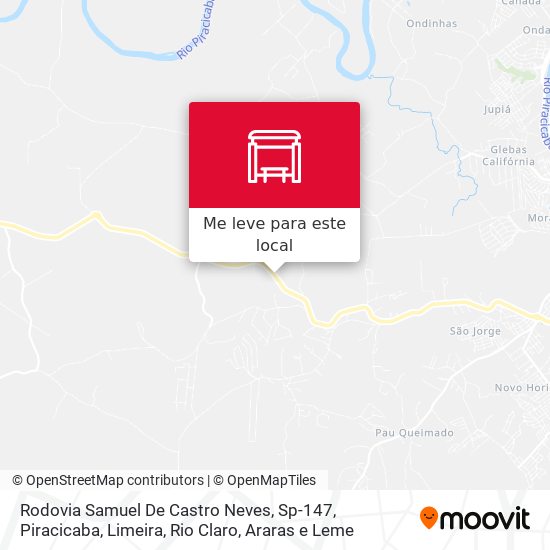 Rodovia Samuel De Castro Neves, Sp-147 mapa