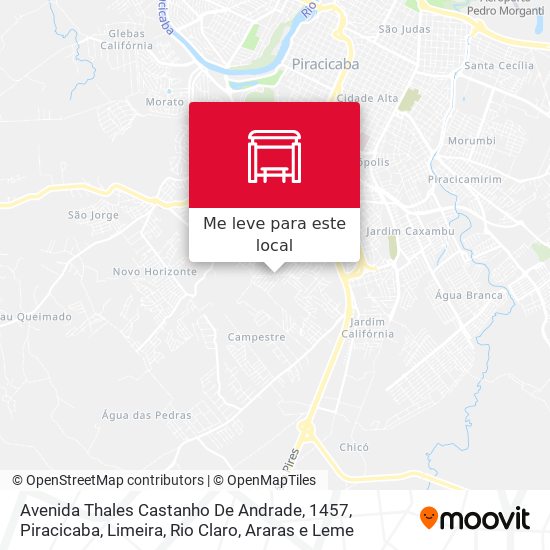 Avenida Thales Castanho De Andrade, 1457 mapa