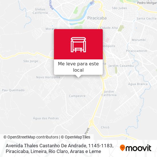 Avenida Thales Castanho De Andrade, 1145-1183 mapa