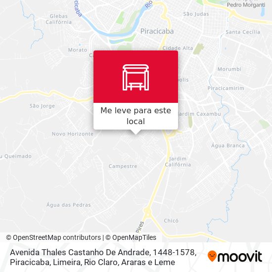 Avenida Thales Castanho De Andrade, 1448-1578 mapa