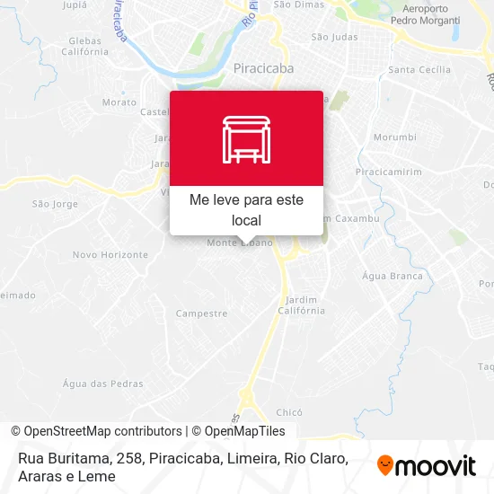 Rua Buritama, 258 mapa