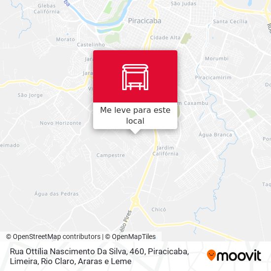 Rua Ottília Nascimento Da Silva, 460 mapa