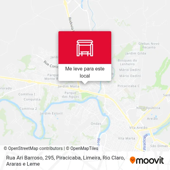Rua Ari Barroso, 295 mapa