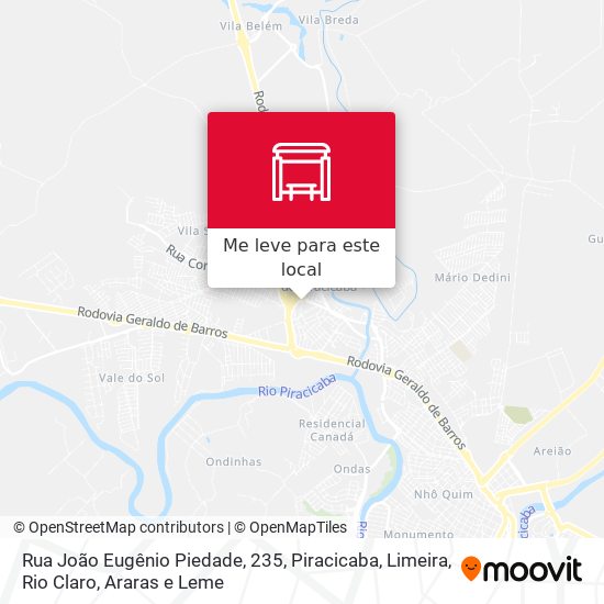 Rua João Eugênio Piedade, 235 mapa