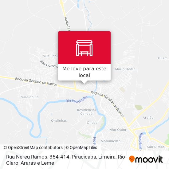 Rua Nereu Ramos, 354-414 mapa