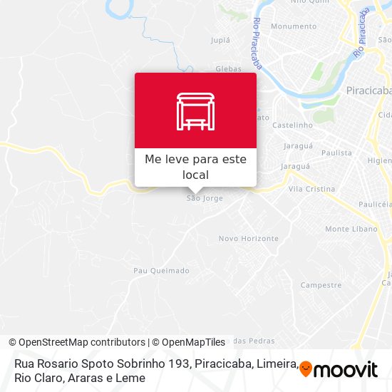 Rua Rosario Spoto Sobrinho 193 mapa