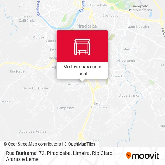Rua Buritama, 72 mapa