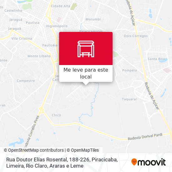 Rua Doutor Elías Rosental, 188-226 mapa