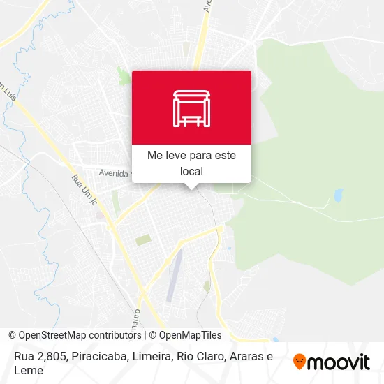 Rua 2,805 mapa
