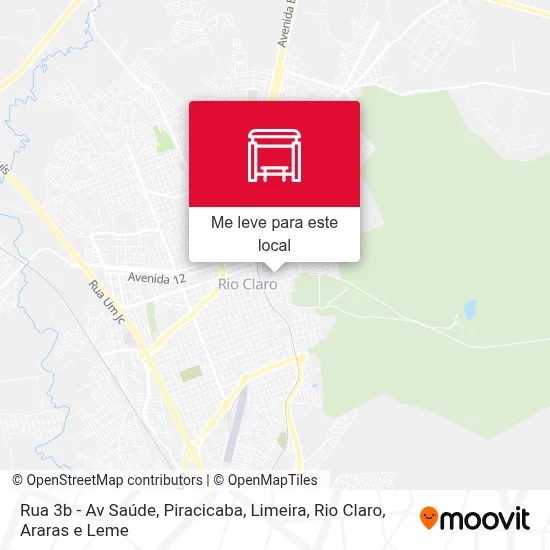 Rua 3b - Av Saúde mapa
