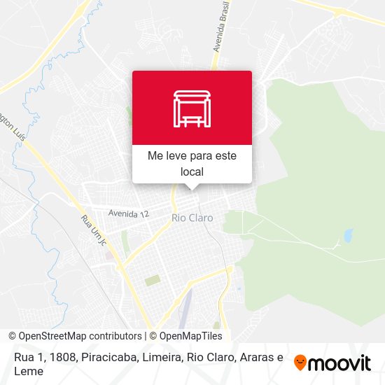 Rua 1, 1808 mapa