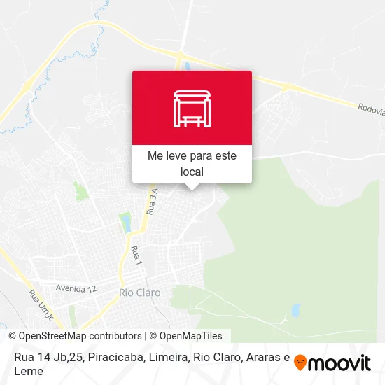 Rua 14 Jb,25 mapa