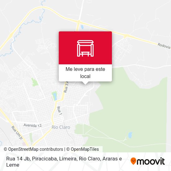 Rua 14 Jb mapa
