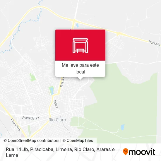 Rua 14 Jb mapa