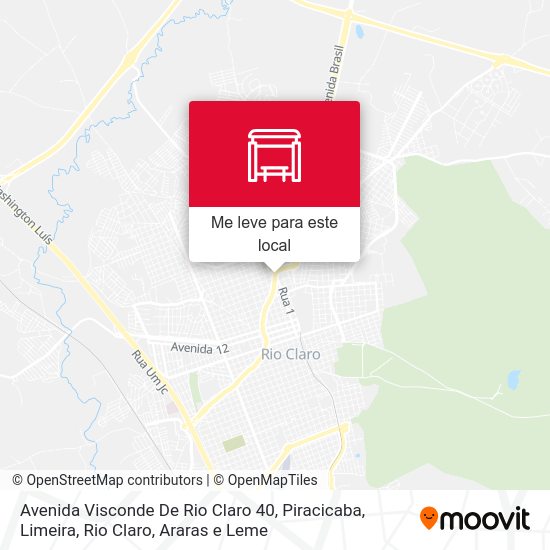 Av Visconde De Rio Claro - Av 32 mapa