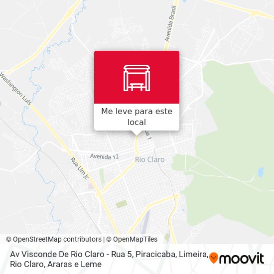 Av Visconde De Rio Claro - Rua 5 mapa