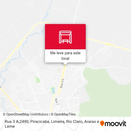 Rua 3 A,2490 mapa