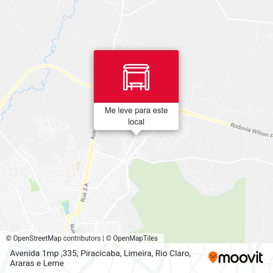 Avenida  1mp ,335 mapa