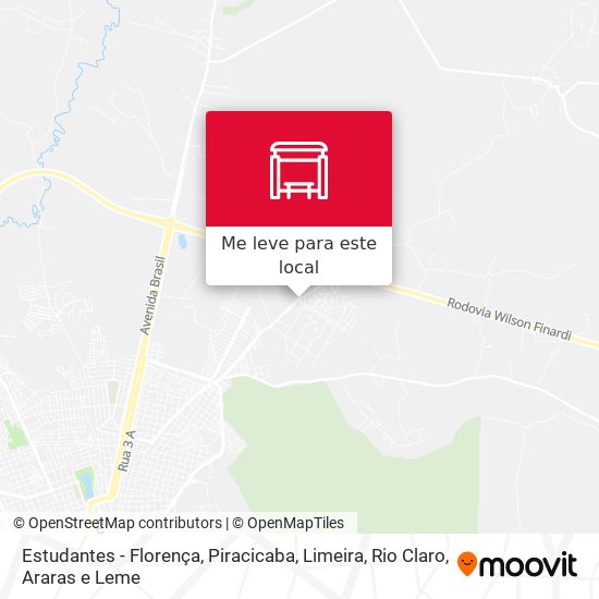 Estudantes - Florença mapa