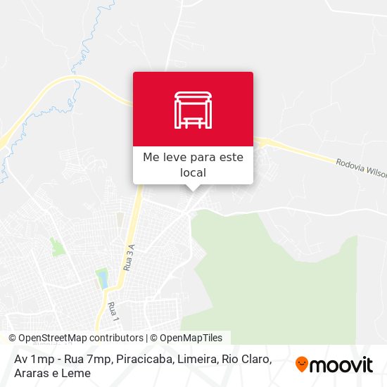 Av 1mp - Rua 7mp mapa