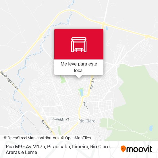 Rua M9 - Av M17a mapa