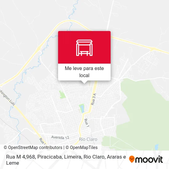 Rua M 4,968 mapa